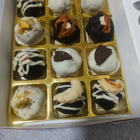 Box of assorted truffles